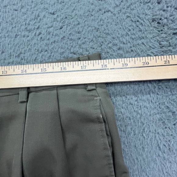 Brooks Brothers 346‎ Madison Fit Pleated Wool Dress Pants Mens 36x32 Khaki - Picture 7 of 12